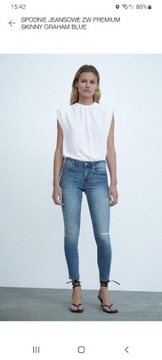 Zara jeans premium skinny r 46