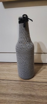 KJK-Handmade wazonik na szydełku 25 cm