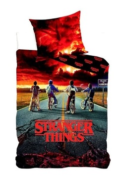 Pościel Stranger Things 140x200+70x90 Bawełna 100%