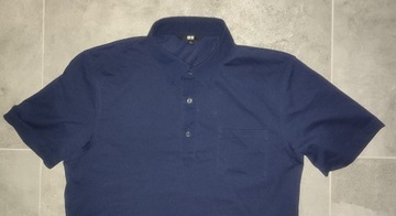 Polo koszulka Uniqlo r. M granat