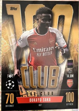 Match Attax 2023/24 Club 100  SAKA