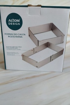 Forma do ciasta rozsuwana