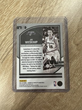 2021-22 Panini Chronicles Absolute Joe Wieskamp