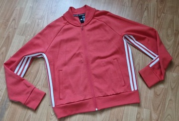 Koralowa rozpinana bluza Adidas M