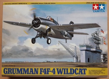 GRUMMAN F4F-4 Wildcat skala 1/48 TAMIYA + dodatki