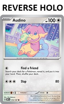 Karta Pokemon Audino (OBF 173) 173/197 R. Holo