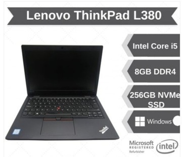 Laptop Lenovo ThinkPad L380 i5 8Gen Dotykowy ekran