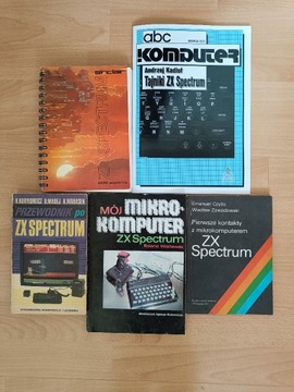 Książki ZX Spectrum - zestaw książek