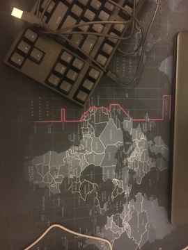 Mata mapa na biurko używana 