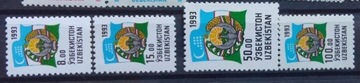 Znaczki**Uzbekistan 1993r Mi30-33 Flagi