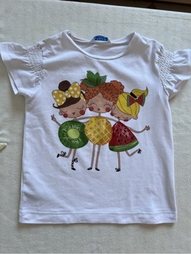 Mayoral-bluzeczka z dziewczynkami i owocami-116