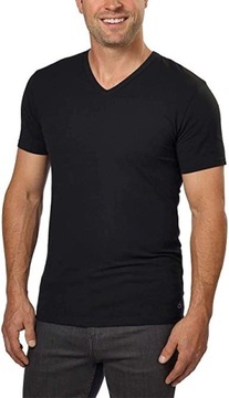 koszulka t-shirt v-neck Calvin KLEIN r. L czarna 