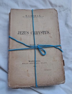 Stara Książka gebethner Wolf Jezus Chrystus 1831