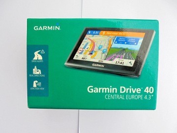 Nowy GPS Garmin Drive 40 4,3" Centralna Europa 