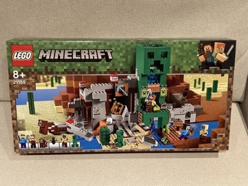 Lego minecraft 21155 kopalnia creeperów