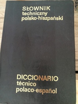 Słownik techniczny polsko-hiszpański T.Weroniecki
