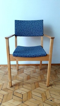 krzesła szwedzkie STOLAB 2005 Malmsten lata 60/70 