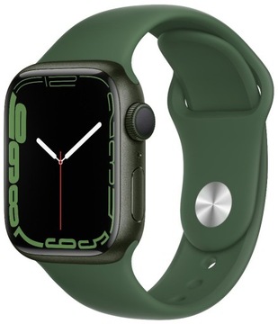 Apple Watch 7 45 / Green Aluminum / Clover Sport 