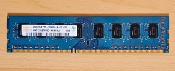 Pamięc RAM HYNIX DDR3 2GB PC3-10600U 1333Mhz