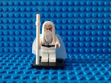 Minifigurka kompatybilna z LEGO Gandalf Biały Hobbit Władca pierścieni LOTR