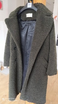 płaszcz zimowy futerko Zara M 38