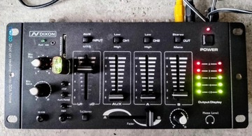 DIXON MX-240 USB DJ COMBO mixer 5 wejść + USB/SD