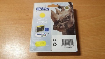 Tusz Oryginał EPSON T1004 yellow