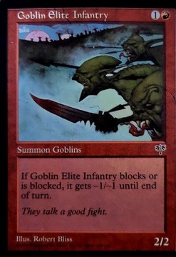 MTG - Goblin Elite Infantry - Mirage Edition