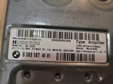 Amplifier, moduł audio BMW 7 - uszkodzony