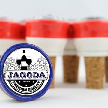 Ceramiczny korek do butelek z imieniem Jagoda