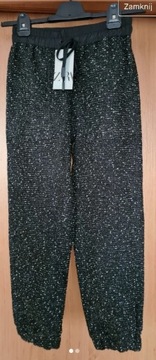 Spodnie Zara z tkaniny strukturalnej