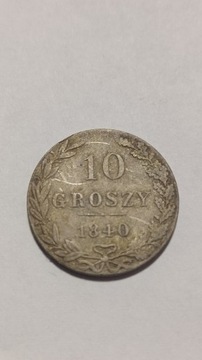 10 grosz 1840 srebro nr 4