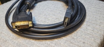 KABEL HDMI - DVI-D Dual link 24+1 UHD - 4m