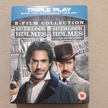 Sherlock Holmes ANG + Gra Cieni PL pakiet Blu-ray