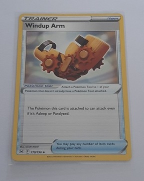 Karta Pokemon Windup Arm 