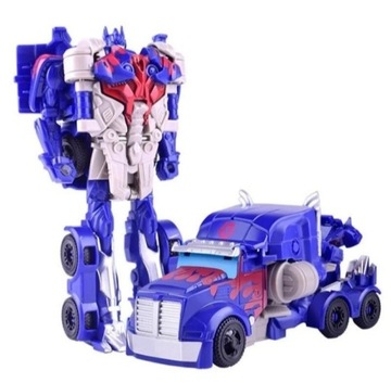Nowe auto robót ciężarówka Transformers niebieski 