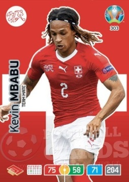 MBABU Team Mate 303 EURO 2020 UEFA karty Panini