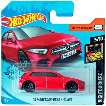 Samochodzik Mattel Hot Wheels Mercedes Benz A Clas