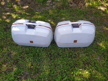 Givi E36 Monokey System białe kufry boczne ładne