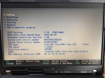 Lenovo ThinkPad R61i + stacja dockująca