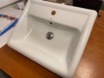Zlew łazienkowy Cersanit biały umywalka 60x48 cm