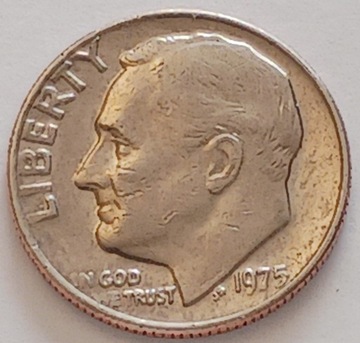 USA 10 centów - ONE DIME 1975 r.