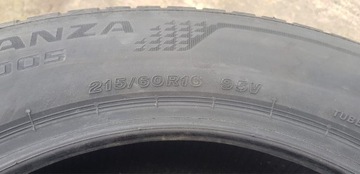 Opony letnie Bridgestone Turanza nowe 215/60/R16