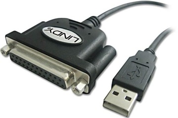 LINDY 42882 KONWERTER, ADAPTER USB -> LPT (25 PIN)