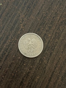 Moneta 1 zł rocznik 1991 