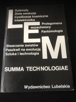SUMMA TECHNOLOGIAE Stanisław Lem