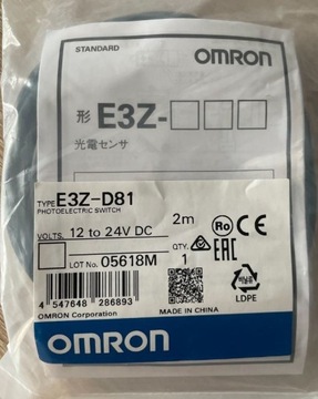 Czujnik fotoelektryczny OMRON  PNP E3Z-D81