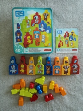 KlockiFisher Price Mega Bloks zwierzęta zwierzątka