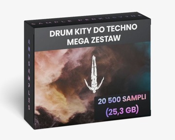 Mega zestaw drum kitów do Techno | 25,3 GB