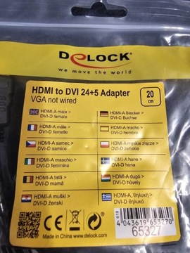 Adapter HDMI to DVI 24+5 adapter